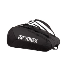 Torba na rakiety Yonex Team (Schlägertasche, 3 główne komory, komora na buty) 2025 czarna 12-sztukowa